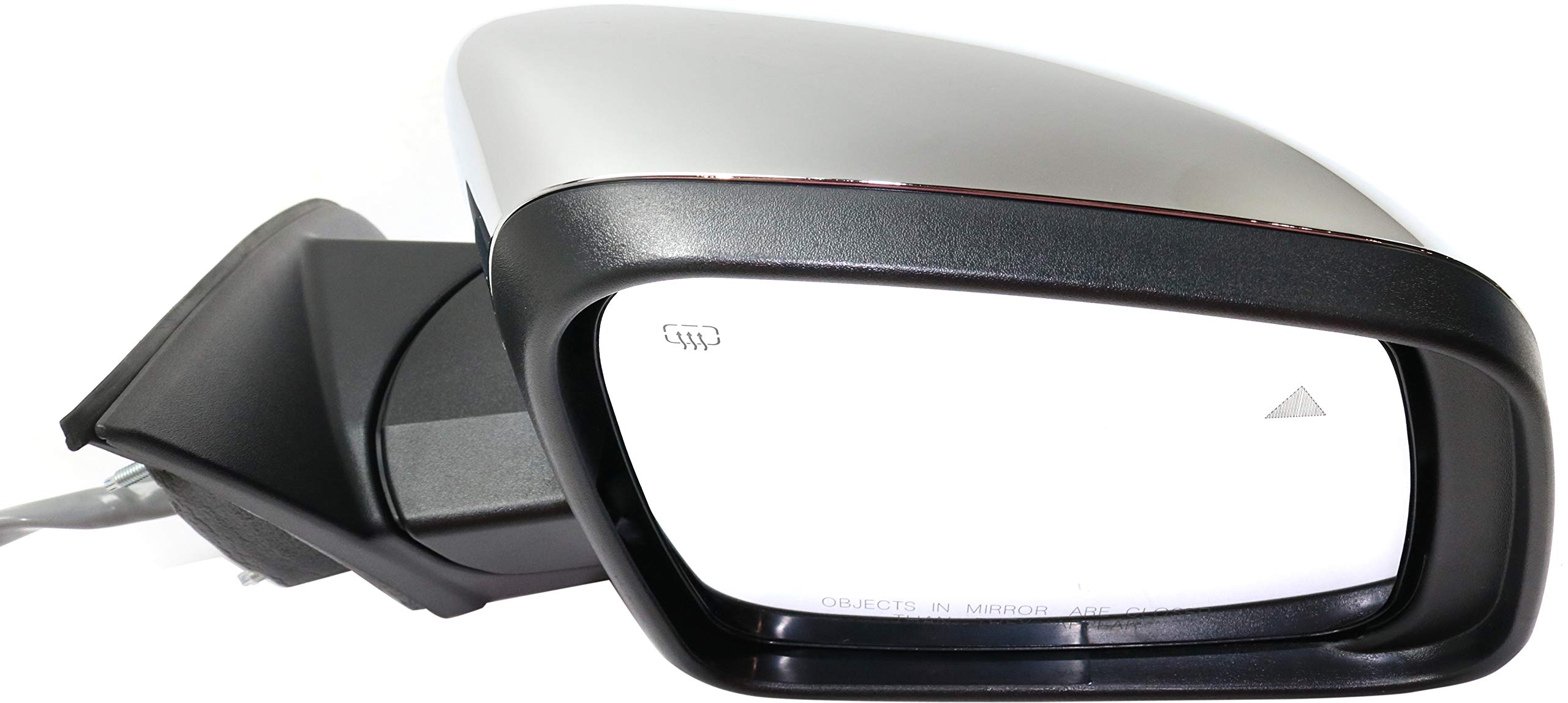 Garage-Pro Heated Power Glass Side Mirror with Blind Spot Detection & Signal Light - Compatible with 2014-2019 Jeep Grand Cherokee (Passenger Side) | Enhanced Safety for Highway Driving & Parking Assistance