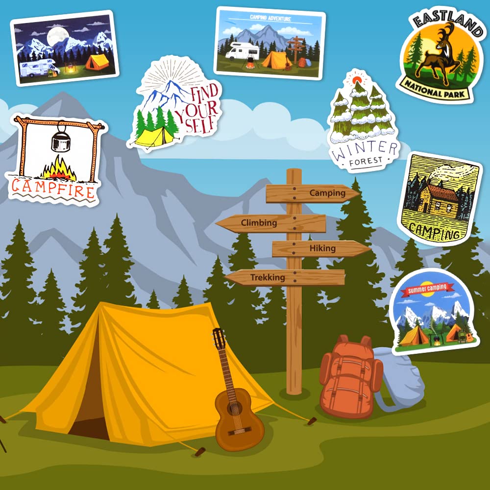 160 Pcs Nature Stickers for Kids - Waterproof Vinyl Decals for Water Bottles, Laptops, Notebooks & DIY Crafts - Perfect for School, Office & Home Decor