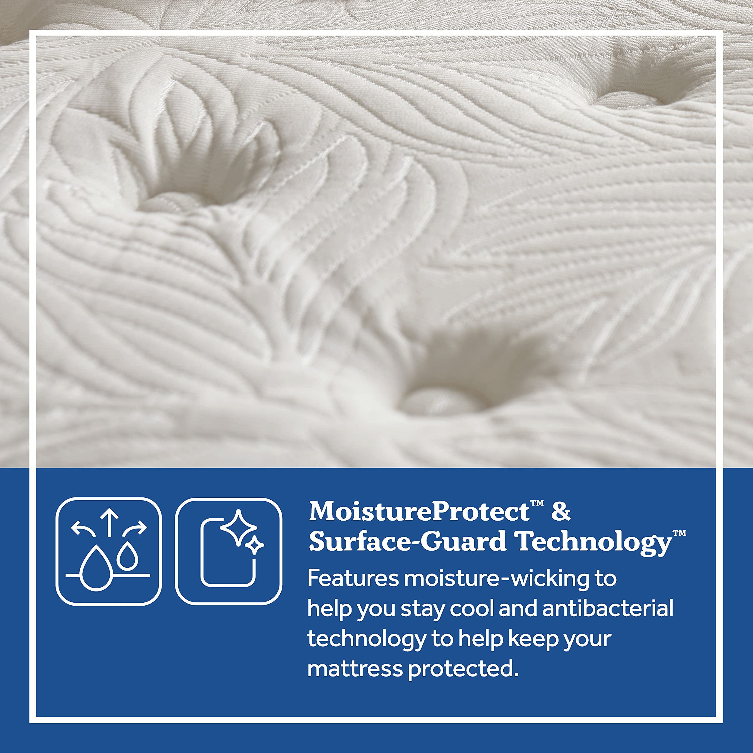Sealy Posturepedic Firm Feel California King Mattress - Premium Support for Back Pain Relief | Ideal for Hot Sleepers & Master Bedrooms