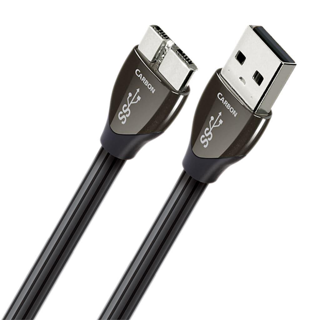 AudioQuest Carbon USB Digital Audio Cable - High-Speed USB 2.0 Interconnect for Home Theater, Studio Recording & Hi-Fi Systems