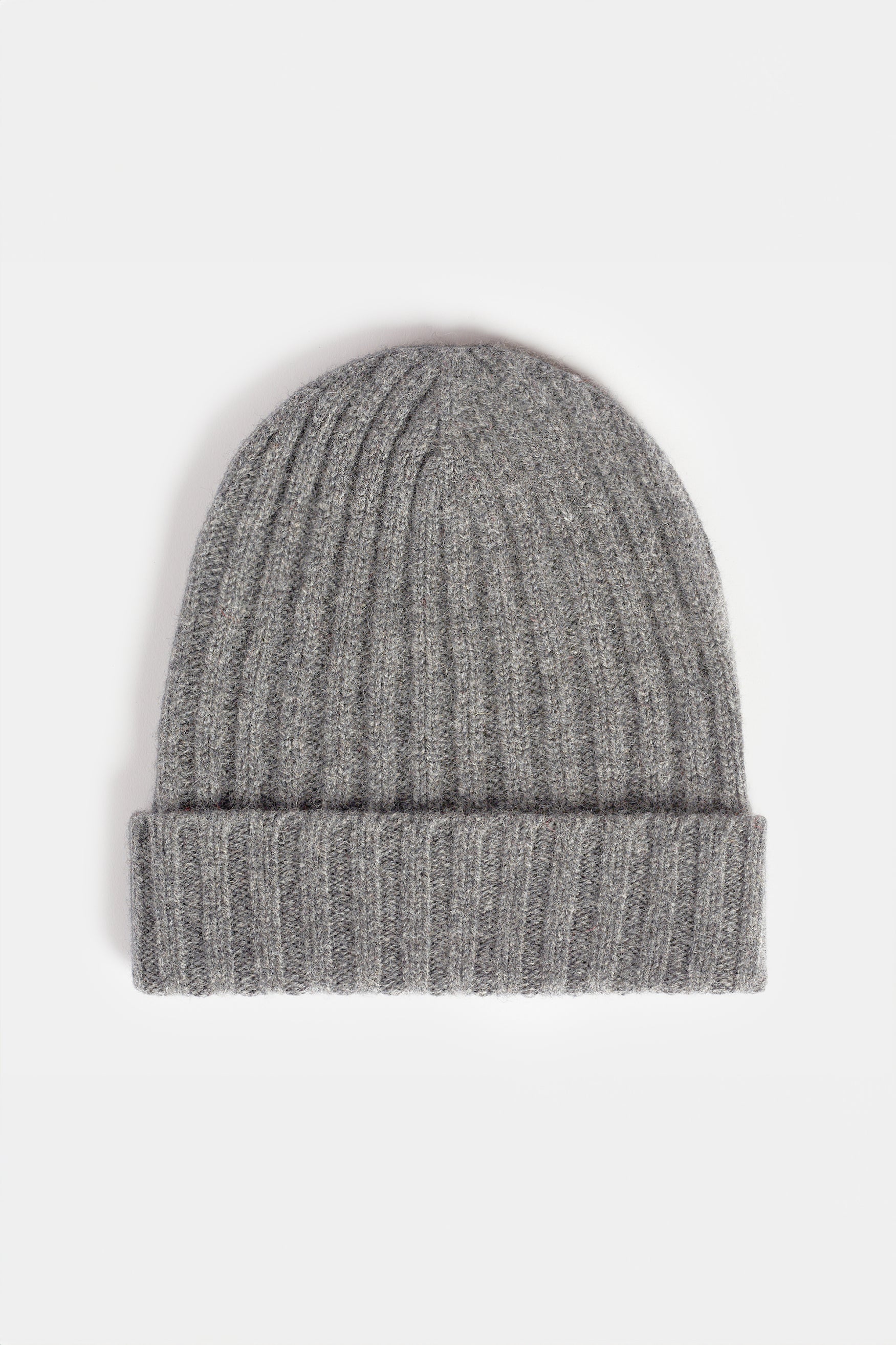 Premium Lambswool Beanie Hat for Men & Women - Soft Winter Knit Cap in Grey - Perfect for Skiing, Hiking & Cold Weather Activities