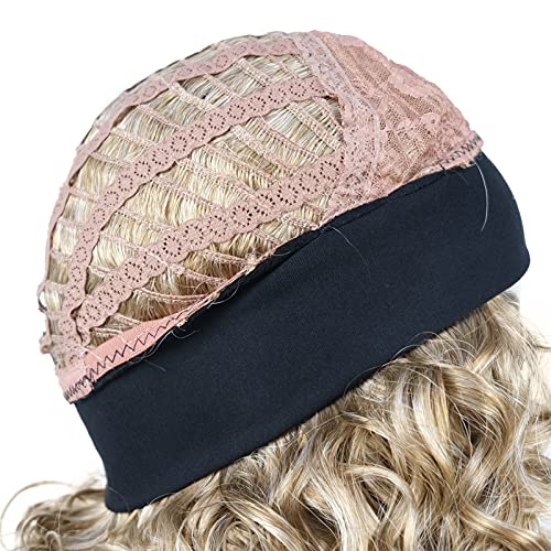 Curly Mixed Blonde 12 Headband Wig - Natural Looking Synthetic Hairpiece for Women | Perfect for Cosplay, Daily Wear & Costume Parties