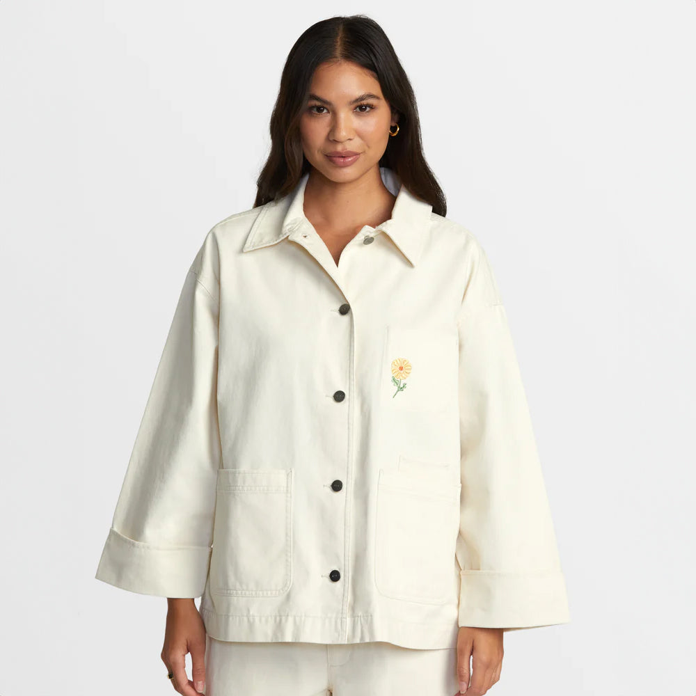 RVCA Snacks Chore Jacket - Men's Lightweight Workwear Jacket for Outdoor Activities, Hiking & Casual Wear