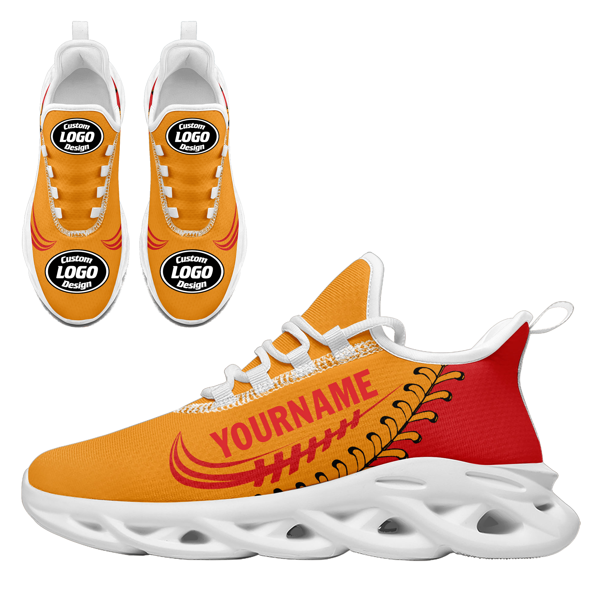 Custom MaxSoul Shoes - Personalized Comfort Sneakers for Men & Women | Lightweight Walking Shoes for Gym, Running & Casual Wear