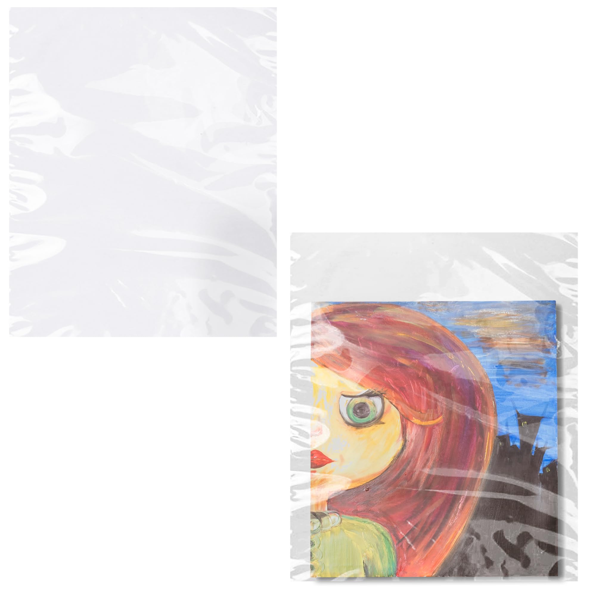 500 Pack 20x24 Inches Clear Poly Mailers - 2 Mil Waterproof Open Top Shipping Bags for Small Items | Perfect for Ecommerce, Retail Packaging & Mailing Lightweight Products