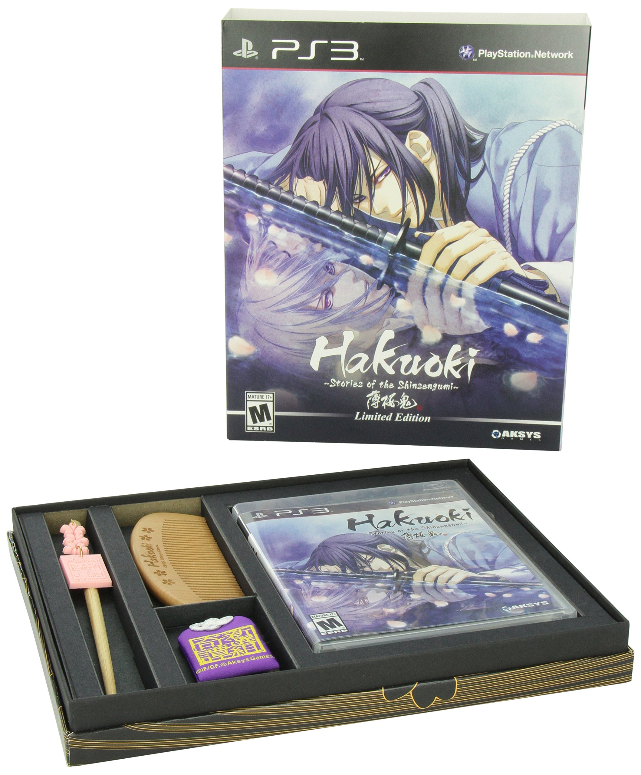 Hakuoki: Stories of the Shinsengumi Limited Edition - PS3 Collector's Set | Japanese Historical Adventure Game for Anime & Samurai Fans | Perfect for Gaming Collectors and Otaku Culture Enthusiasts
