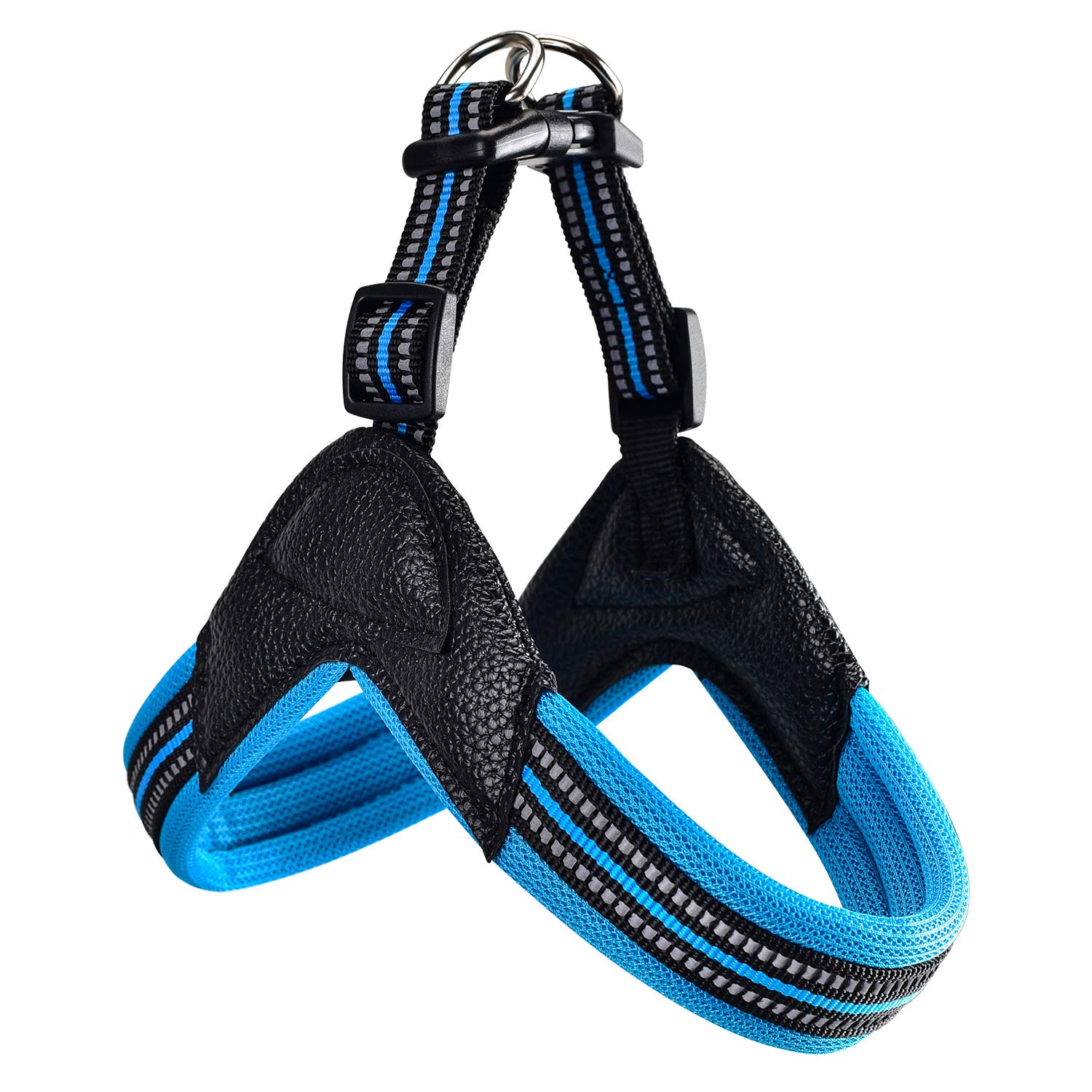 No Pull Dog Harness - Ultra Soft Breathable Padded Pet Vest with 2 Adjustable Straps & 3M Reflective Strips - Easy Control for Small Medium Large Dogs - Perfect for Walking, Hiking, Training & Night Safety