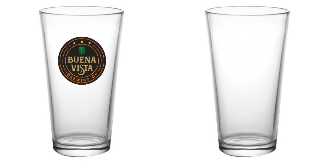 16 oz. Custom Pint Glass - Bar Mixing Glass for Cocktails, Beer, and Iced Coffee - Perfect for Bartenders, Home Bars, and Restaurants