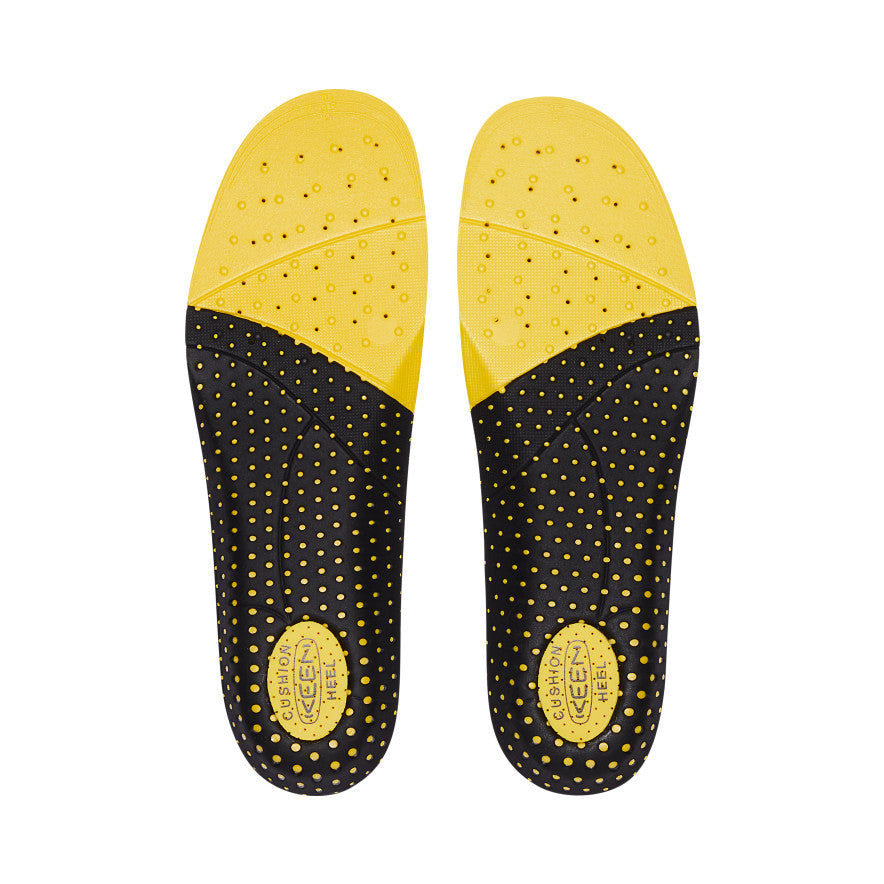Men's Utility K 10 Replacement Insoles - Comfortable Arch Support & Shock Absorption for Work Boots & Hiking Shoes | Yellow | Perfect for Construction Workers, Outdoor Enthusiasts & All-Day Wear
