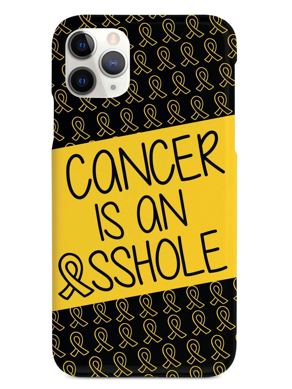 Inspired Cases - iPhone 12 Pro Max Case - 3D Textured Protective Cover for Apple iPhone 12 Pro Max - Cancer Awareness Yellow - Perfect for Daily Use, Work & Travel