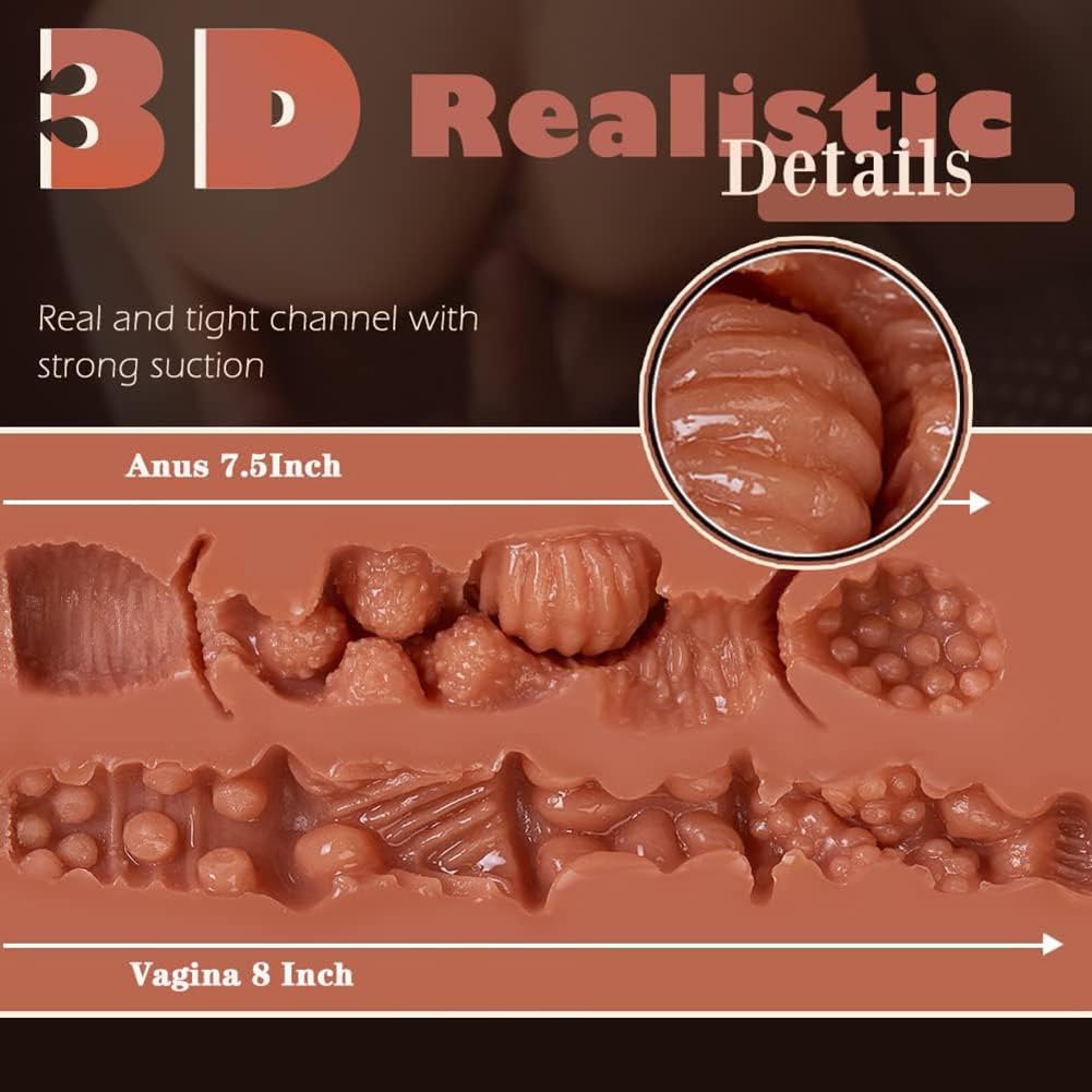 Realistic 155cm TPE Sex Doll for Men - Lifelike Full Body Love Doll with Soft Breasts, Tan Skin (US Stock) - Perfect for Discreet Pleasure