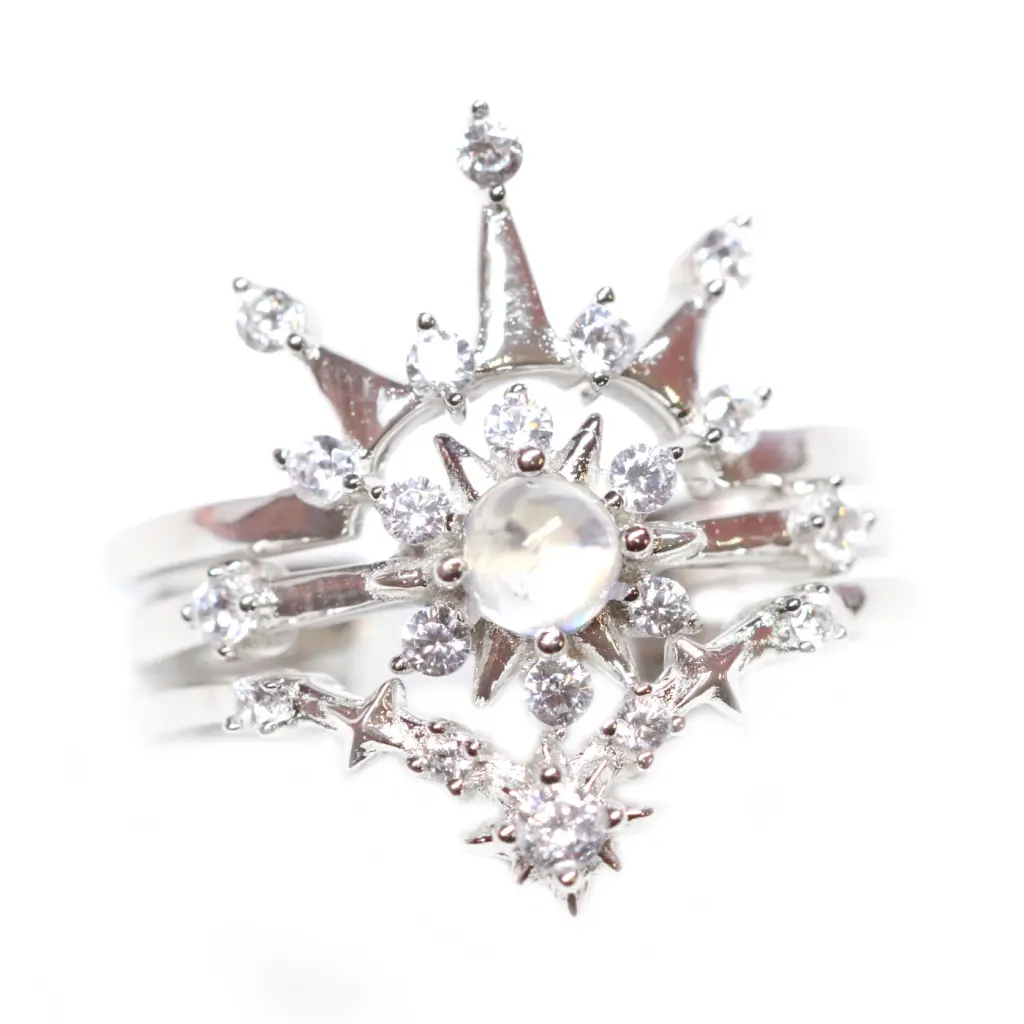 Piper Ring Stack - Elegant Stackable Rings Set for Women | Perfect for Layering, Everyday Wear & Special Occasions