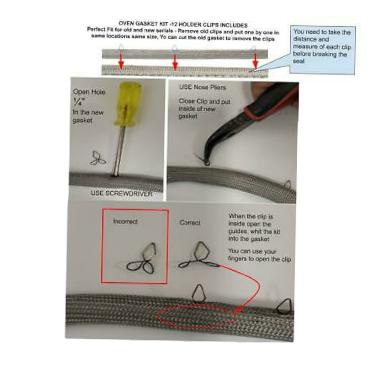 GLOB PRO SOLUTIONS 318053126 Microwave Oven Door Gasket Replacement - Compatible with Frigidaire & Kenmore 318053126 - Heavy Duty Seal for Better Insulation - Perfect for Kitchen Appliance Repair and Maintenance