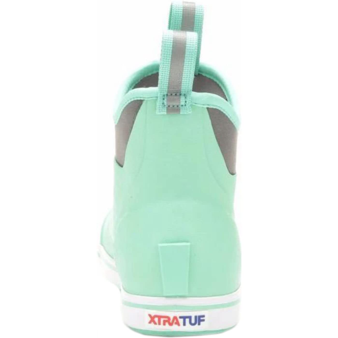 Xtratuf Women's 6 Inch Ankle Deck Boot - Waterproof Rubber Fishing Boots for Women, Non-Slip Work Boots - Perfect for Fishing, Boating, Farming & Outdoor Activities