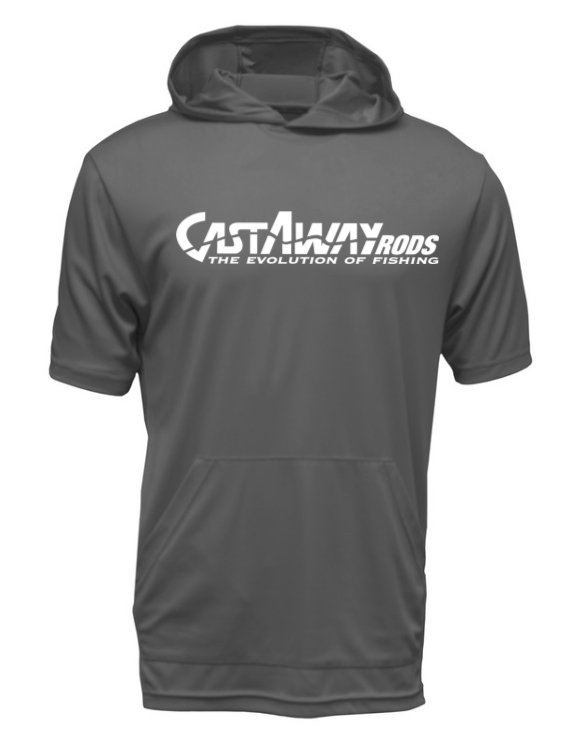 Xtreme Tek Men's Short Sleeve Hooded Performance Shirt - Moisture Wicking Athletic Top for Running, Gym & Outdoor Activities
