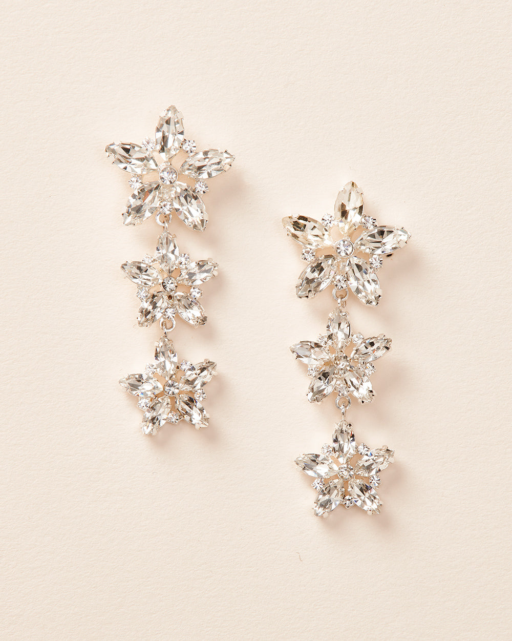 Novie Drop Earrings for Women - Elegant Dangle Earrings with Crystal Accents | Perfect for Parties, Weddings & Evening Events