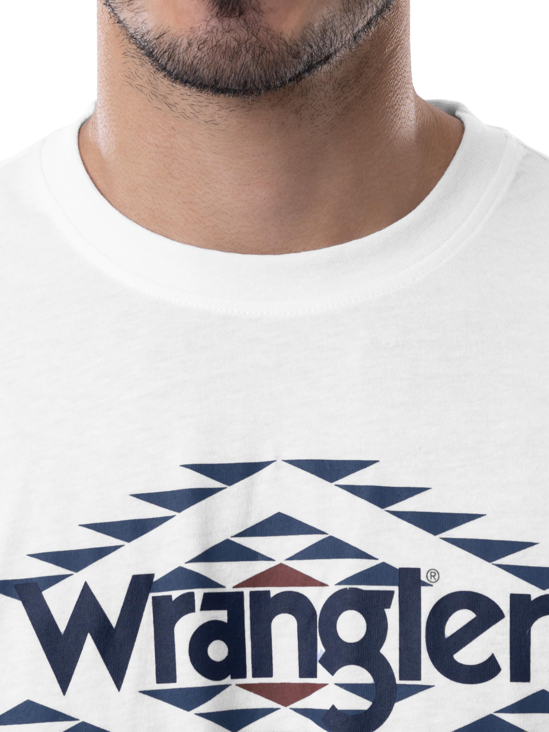 Wrangler Men's Comfortable Jersey Top & Micro-Sanded Pants Sleepwear Set - Soft Cotton Pajamas for Relaxing at Home or Lounging