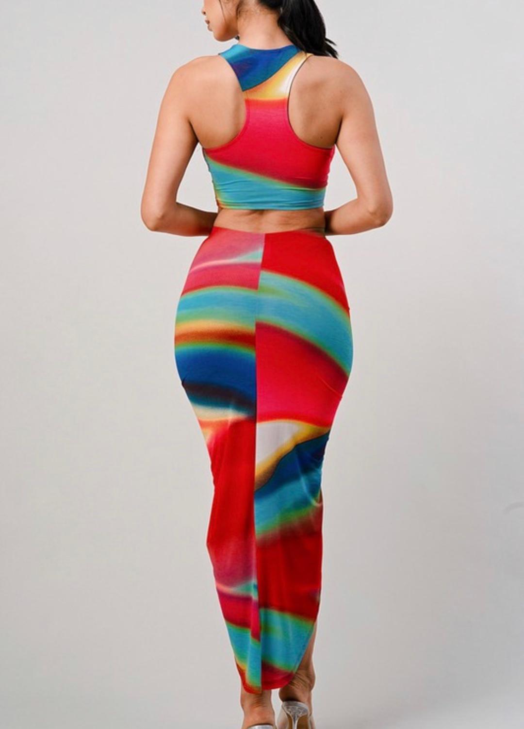 No Filter 2 Piece Outfit Set - Trendy Matching Top & Bottom for Women | Perfect for Casual Wear, Beach Vacations & Summer Outings