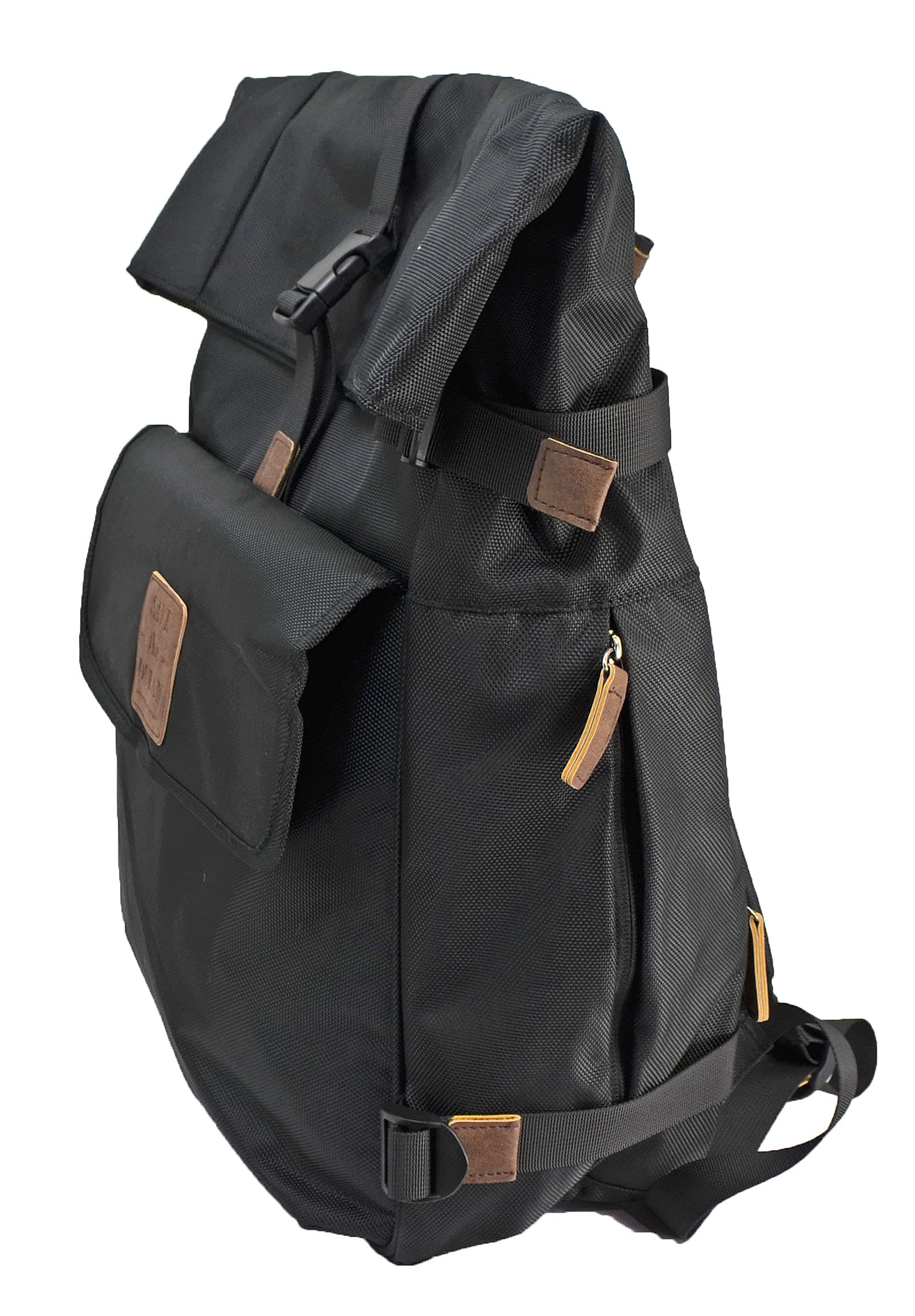 Eco-Friendly Recycled Fold Over Backpack - Sustainable Ocean Conservation Tote for Travel, School & Work | Perfect for Commuting, Beach Trips & Daily Use