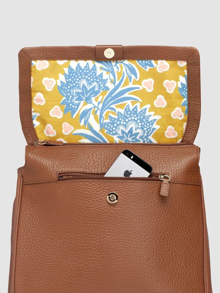 Storksak St James Genuine Leather Diaper Bag for Moms - Perfect for Baby Essentials, Travel & On-the-Go Parenting