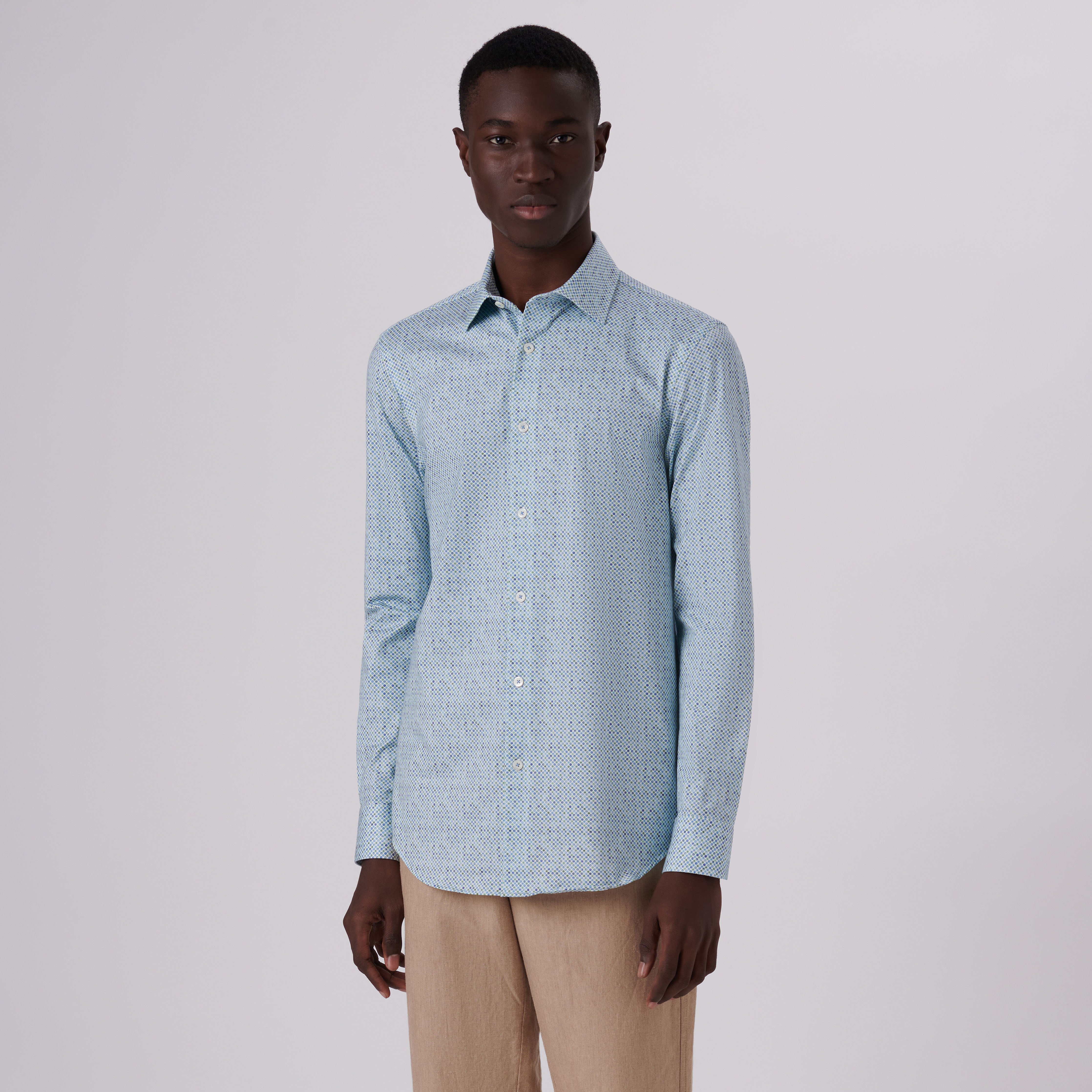 James Confetti Print Cotton Shirt - Stylish Casual Button Down Shirt for Men | Perfect for Parties, Office Wear & Everyday Outfits
