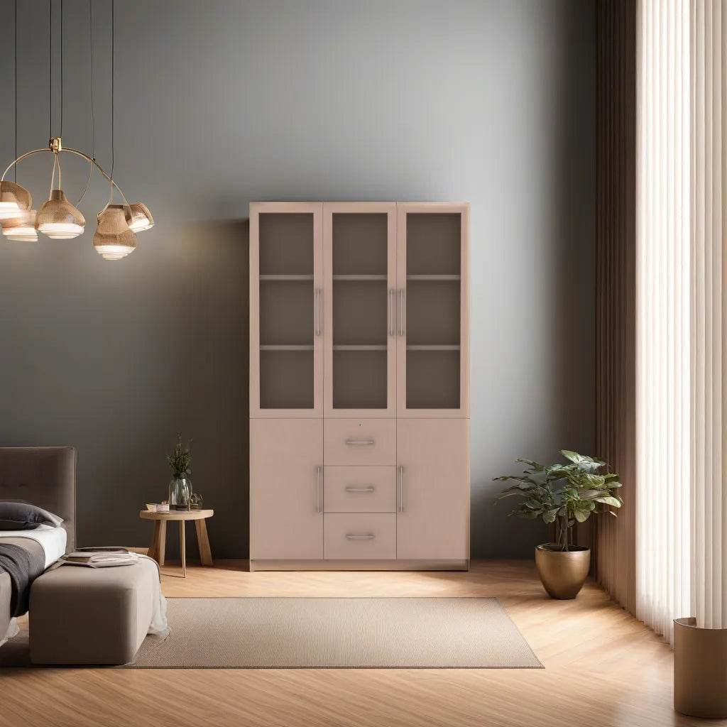 Micah VI Display Bookshelf - Modern Wooden Bookcase for Home & Office - Perfect for Living Room, Bedroom, and Study Room Organization