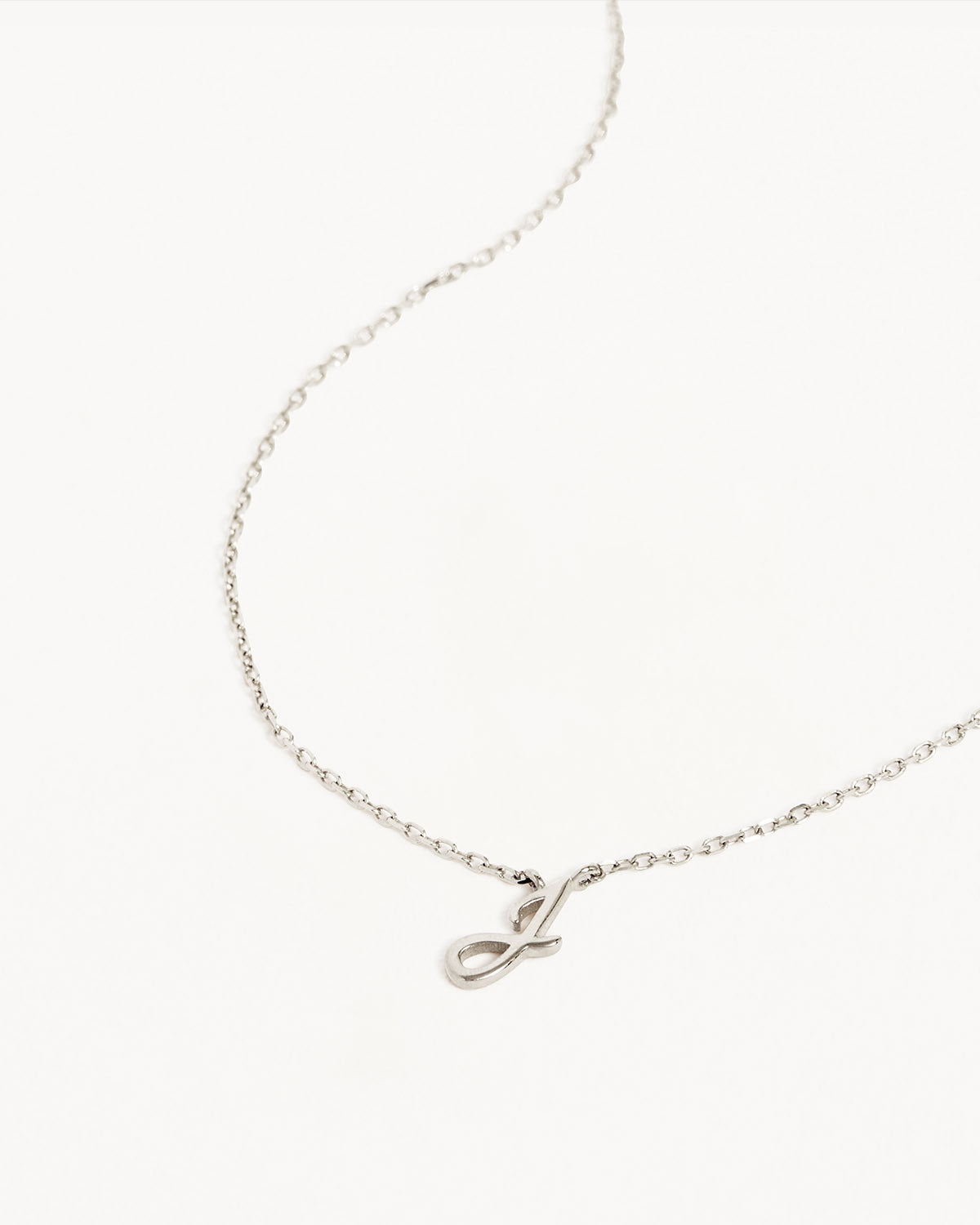 Sterling Silver Love Letter Necklace for Women - Personalized Engraved Pendant Gift for Her - Romantic Jewelry for Anniversary, Valentine's Day & Special Occasions