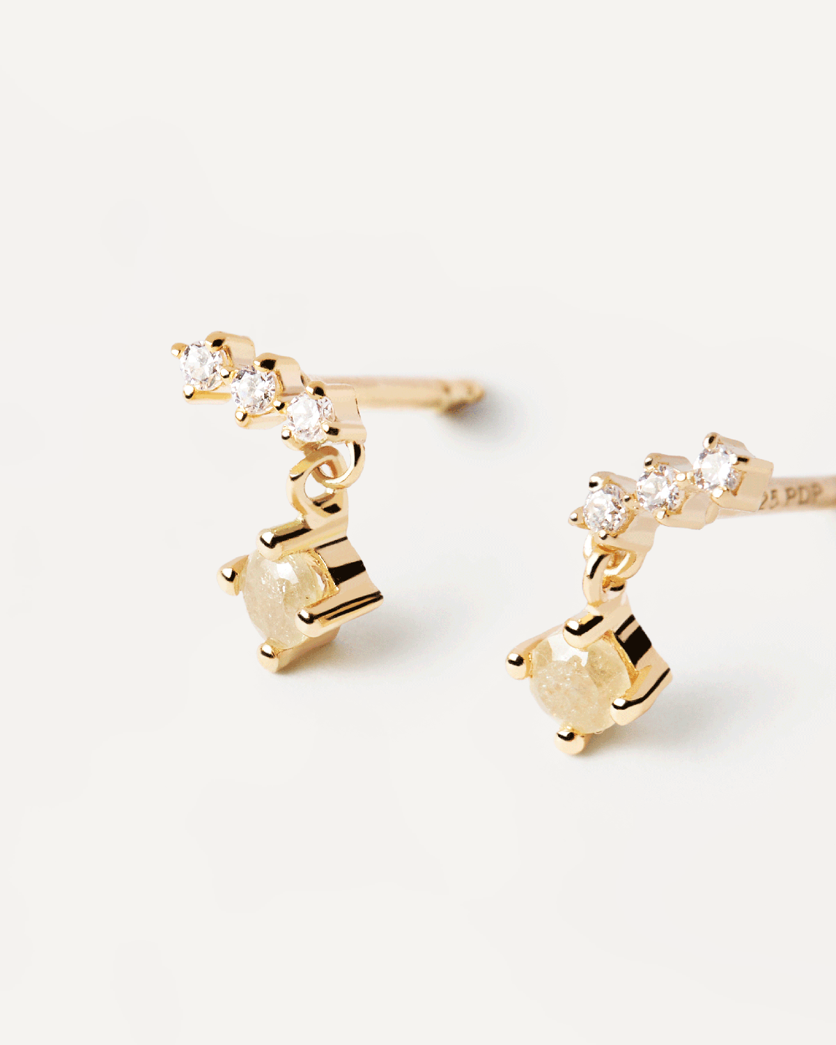GRID Astrid Gold Earrings - Elegant 14K Gold Hoop Earrings for Women, Hypoallergenic & Tarnish-Free - Perfect for Parties, Weddings & Everyday Wear