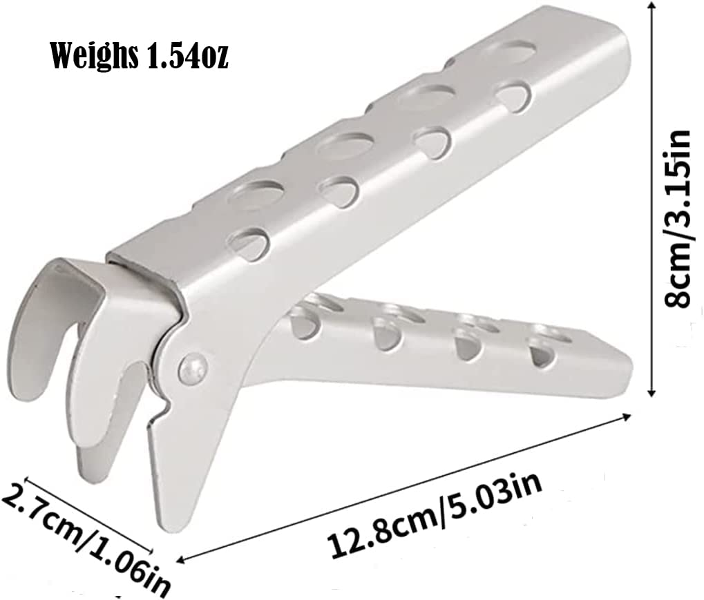 Heat-Resistant Pot Gripper Clips - Aluminum Instant Pot Lifter & Bowl Tongs for Safe Hot Plate Handling - Perfect for Cooking, Serving & Kitchen Safety
