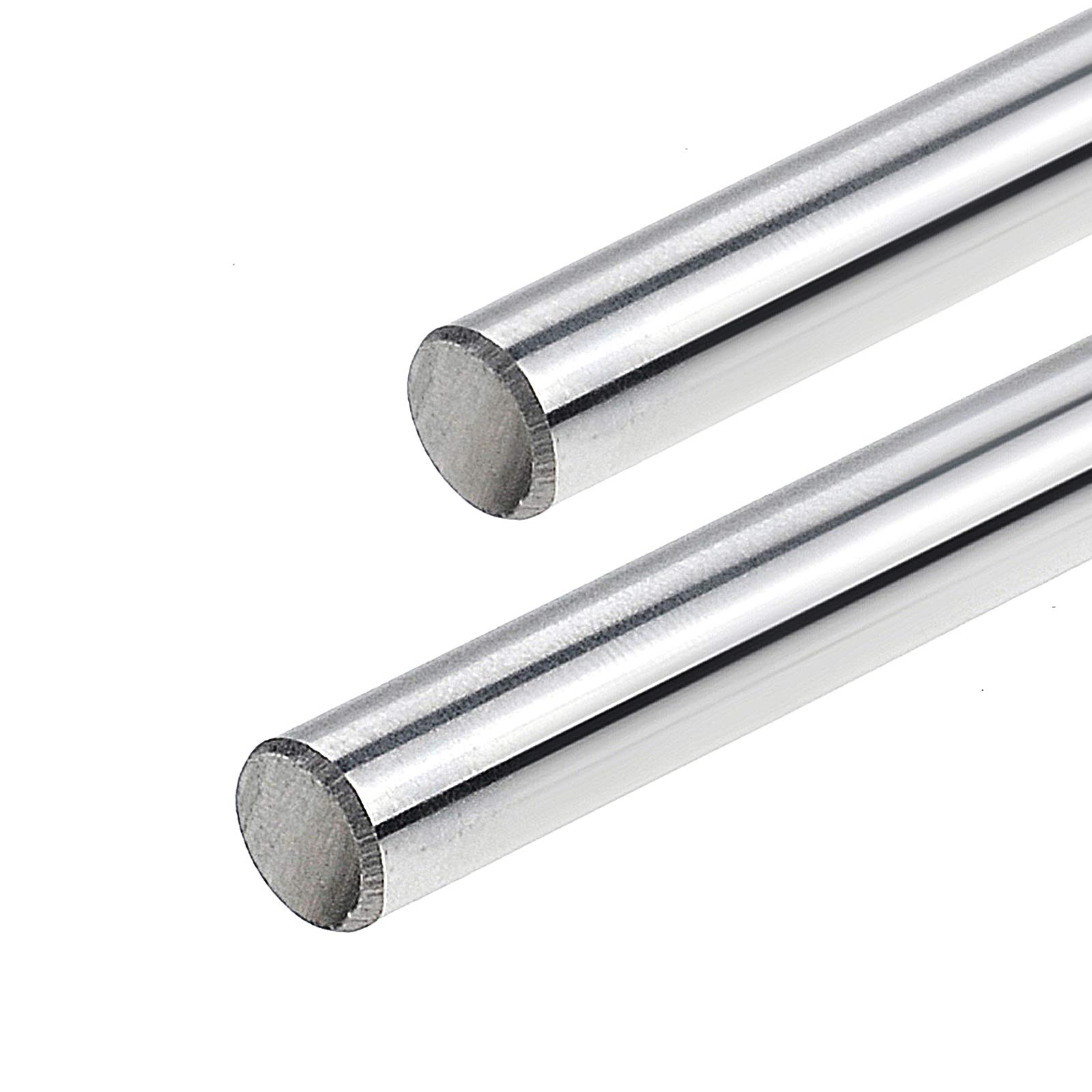 2PCS 8mm x 450mm Linear Motion Rod Shaft Guide Rails - Precision CNC Machined Stainless Steel Shafts for 3D Printers, CNC Machines, Laser Cutters & DIY Projects - Perfect for Smooth Linear Motion and Accurate Positioning