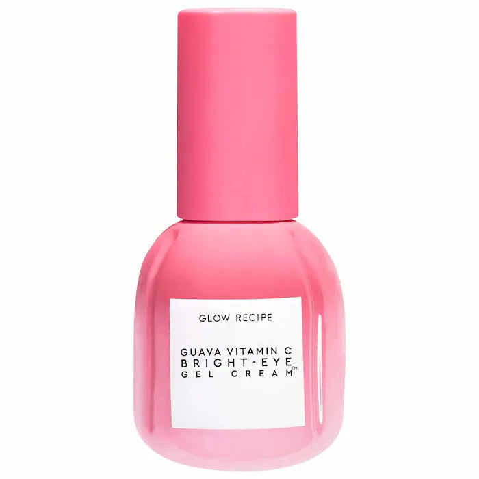 Guava Vitamin C Brightening Eye Gel Cream - Dark Circle Treatment & Under Eye Puffiness Relief | Glow Recipe | Hydrating Eye Care for Morning & Night Routine