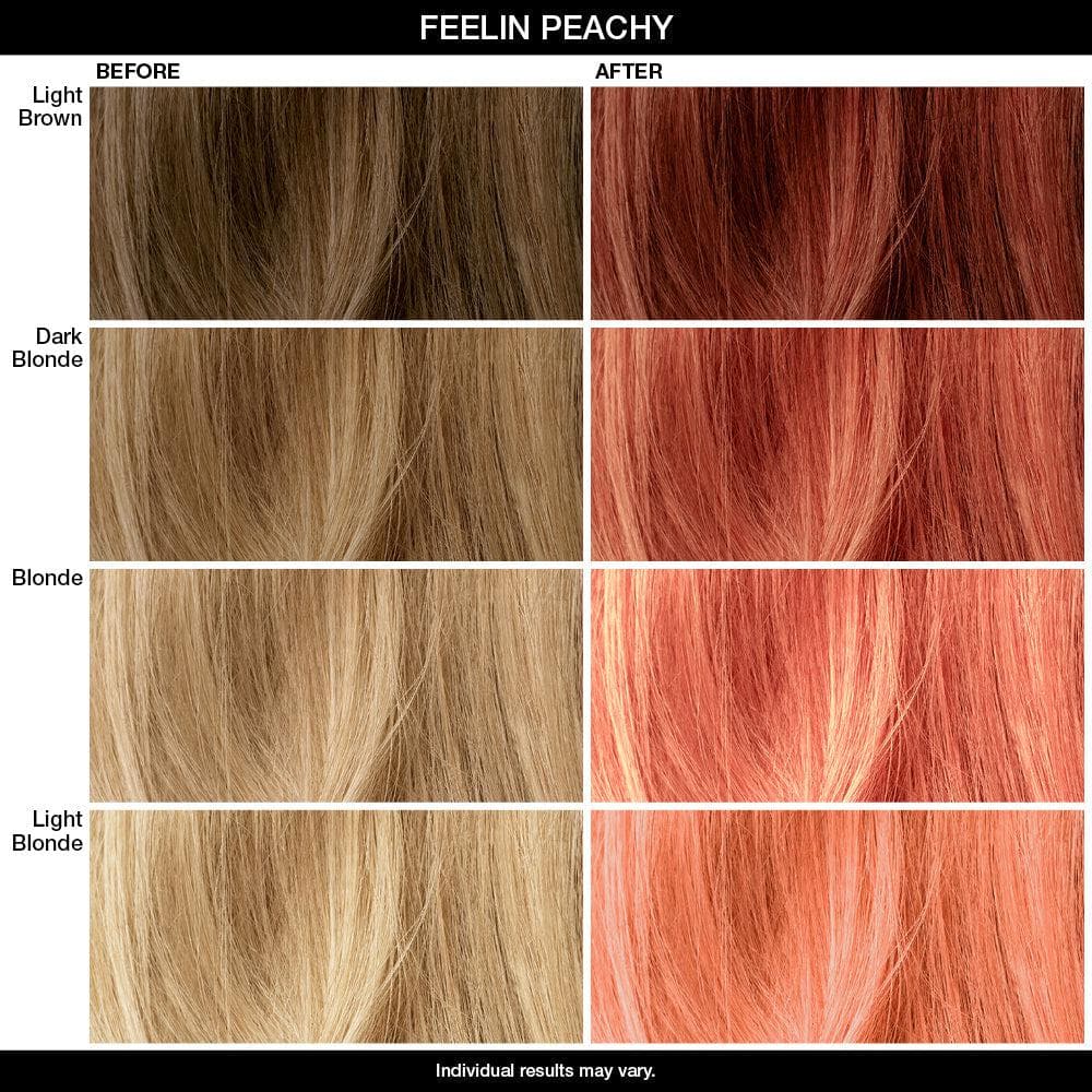 Feelin' Peachy Color Depositing Hair Mask - Semi-Permanent Conditioning Treatment for Vibrant Peach Tones (Great for Color Refresh & Damaged Hair Care)