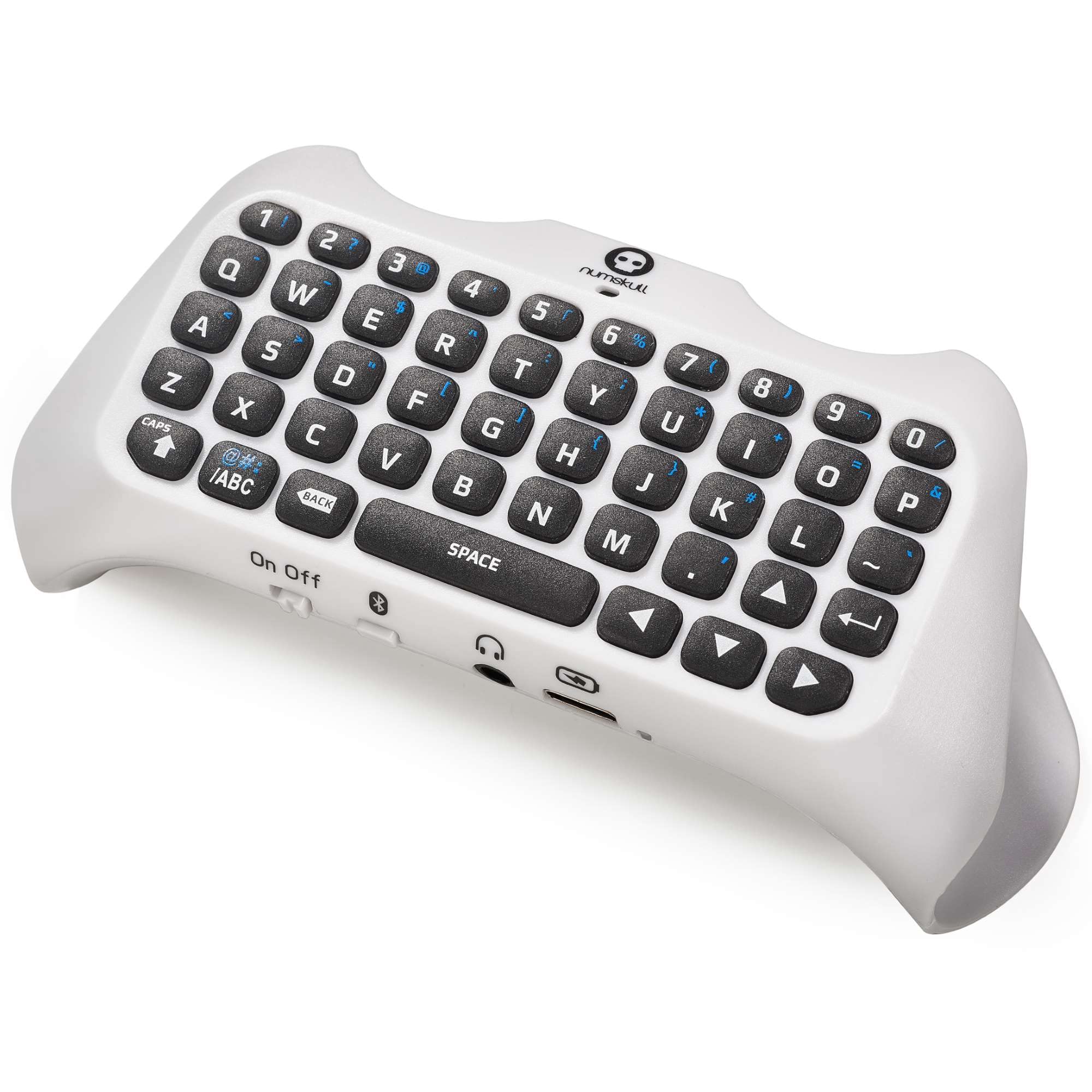 Numskull PS5 Bluetooth Wireless Mini Keyboard - Compatible with Official PlayStation 5 Controllers | Perfect for Gaming, Chatting & Browsing on Your PS5 Console