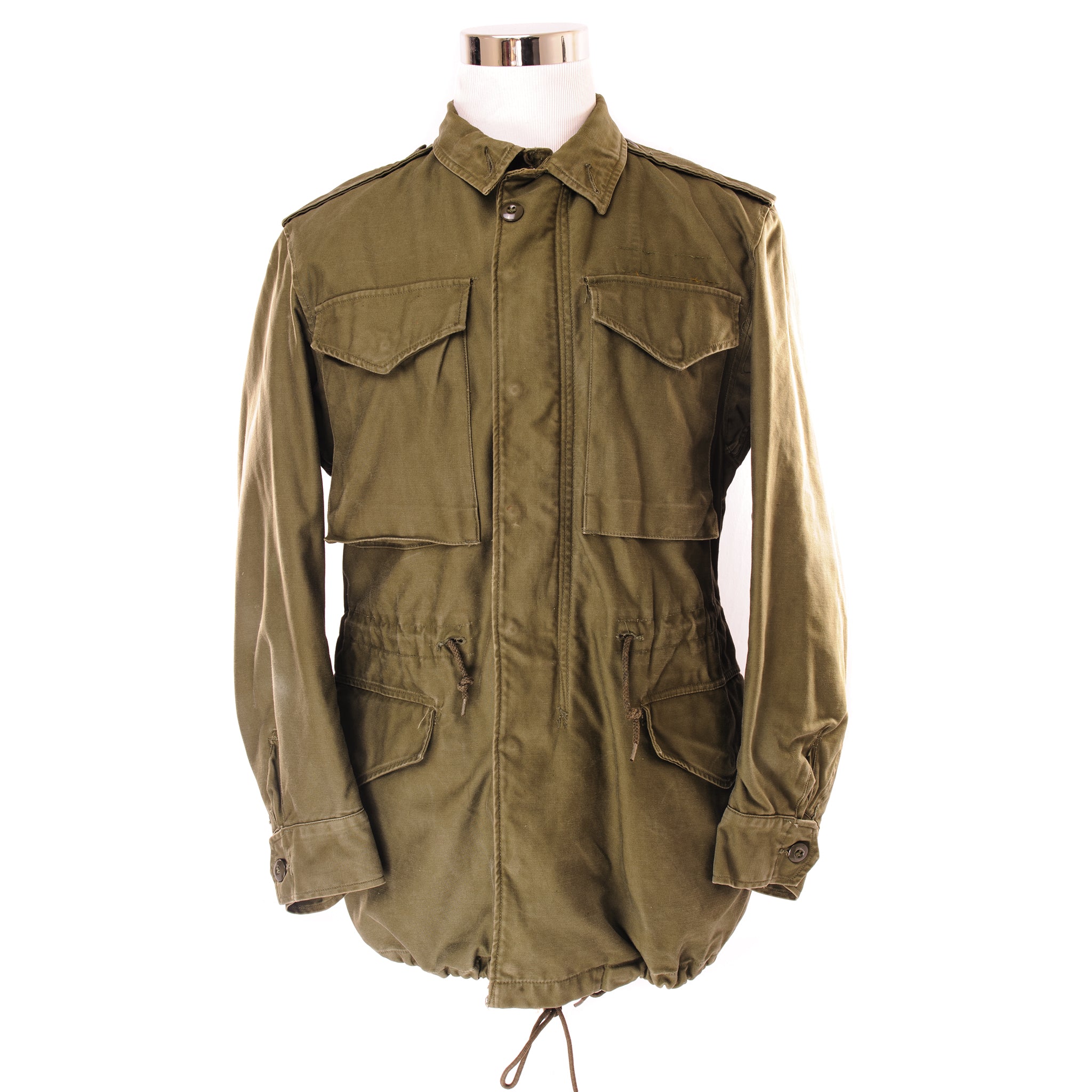 Vintage US Army M-1951 M51 Field Jacket - Korean War Era Military Jacket - Small Regular Size - Outdoor Adventure, Reenactment, and Casual Wear