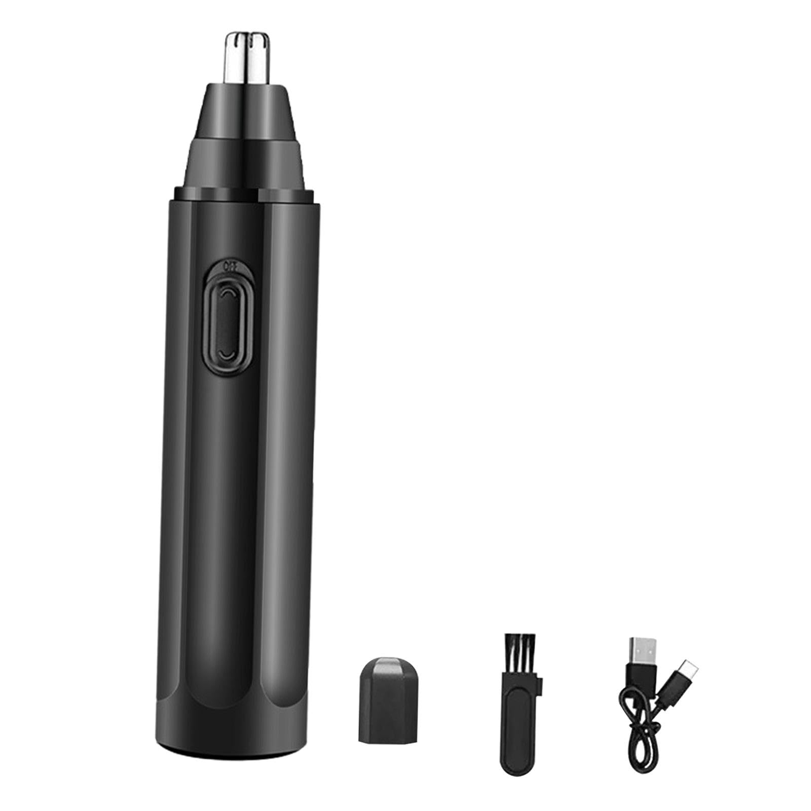 Electric Nose Hair Trimmer for Men & Women - Painless Rechargeable Eyebrow & Facial Hair Grooming Kit | Portable Personal Grooming Device for Travel, Home & Office Use