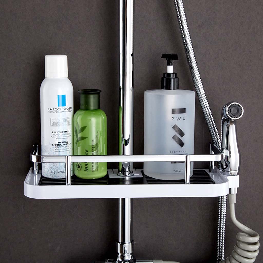 **High Pressure Shower Spray Gun with Wall Mount Rack - Bathroom Cleaning Tool for Washing Machine, Tiles, and Pets | Durable Household Shower Set for Deep Cleaning & Car Washing**