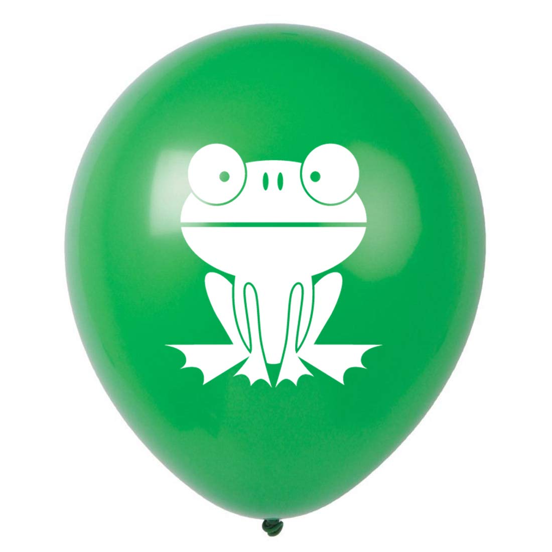 16-Pack 12-Inch Frog Latex Balloons for Birthday Party Decorations | Green Frog-Shaped Party Supplies | Perfect for Kids Birthday, Baby Shower & Jungle Theme Party Decor