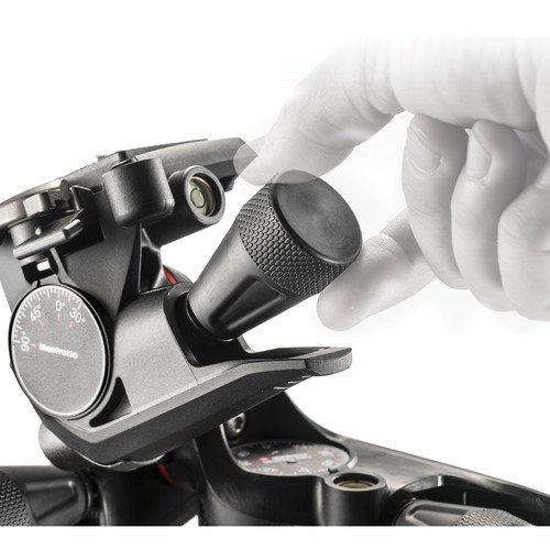 Manfrotto MHXPRO-3WG XPRO Geared Tripod Head with 2 ZAYKiR Quick Release Plates - Professional 3-Way Camera Head for DSLR & Video Photography - Perfect for Studio, Landscape & Architectural Shooting