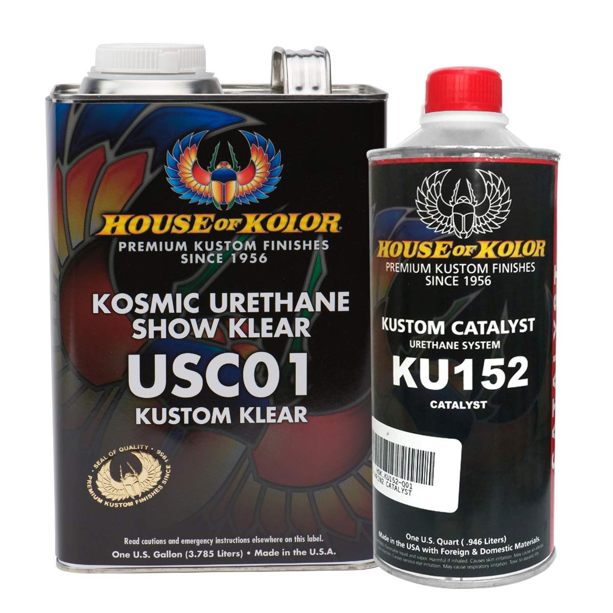 House of Kolor USC01 Kosmic SHOW KLEAR Gallon Kit - Premium Automotive Clear Coat for Show Cars, Motorcycles & Custom Paint Projects