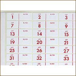Pre-Numbered Speed Lot Labels - Small Size (1000/Pack) for Warehouse Organization & Inventory Management