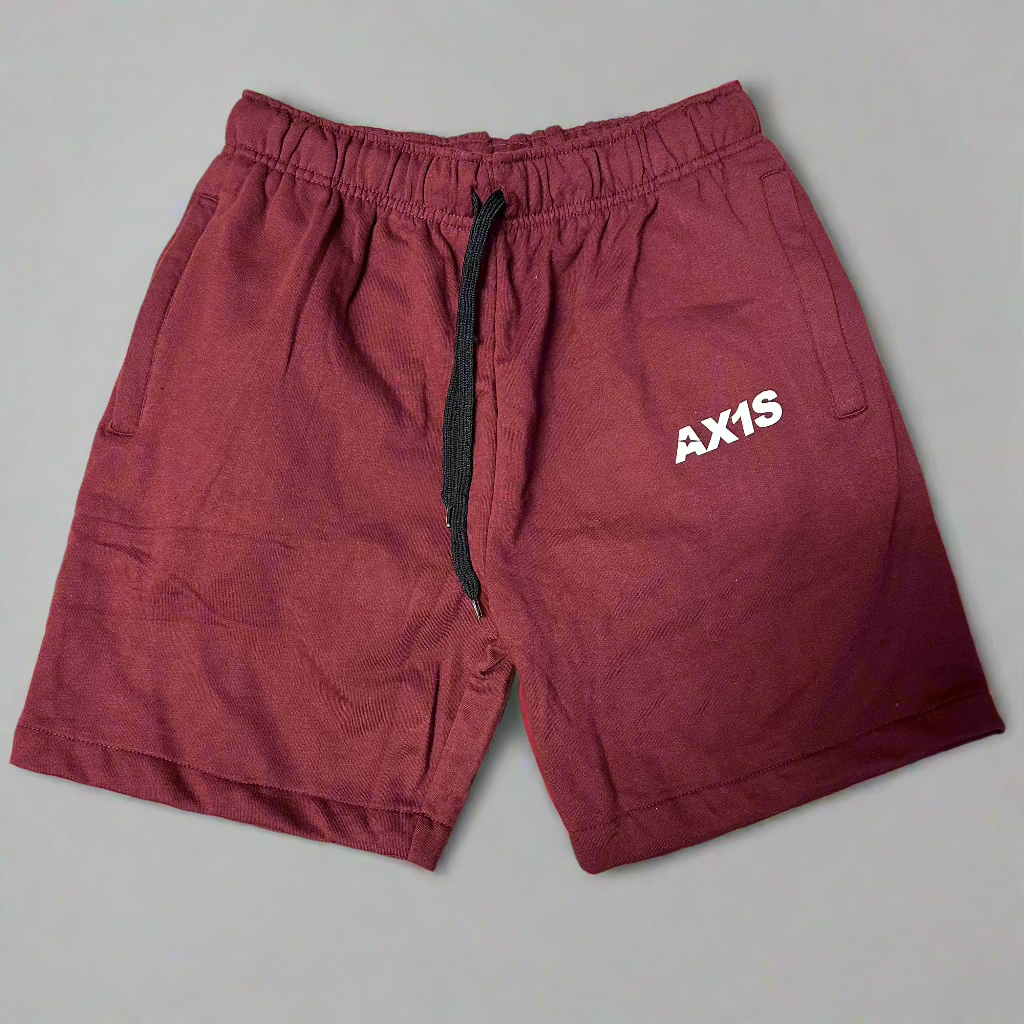 Axis Ax1s Fleece Shorts for Men - Soft & Comfortable Athletic Running Shorts with Pockets - Perfect for Gym, Jogging, and Lounge Wear