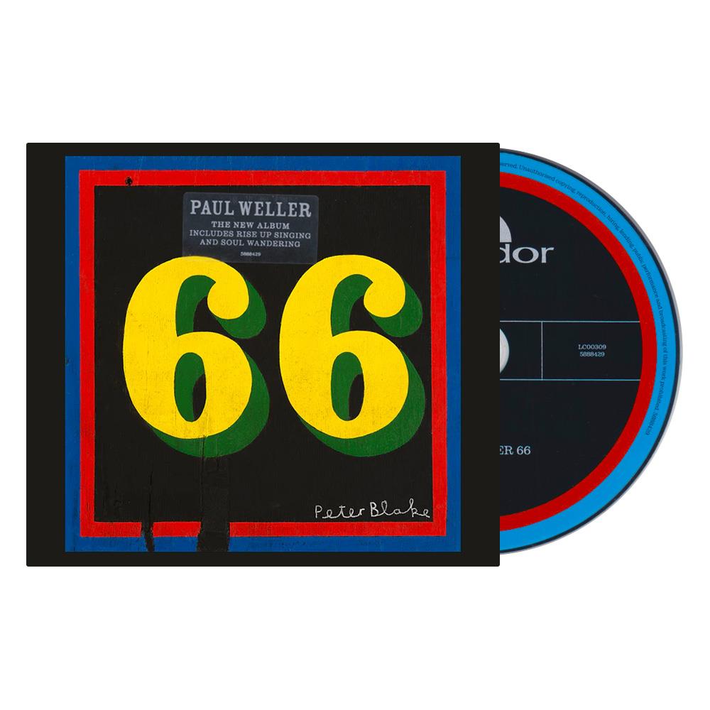 Weller Paul 66 CD - Classic Rock Album for Music Lovers | Perfect for Home Listening, Car Rides & Vinyl Collections