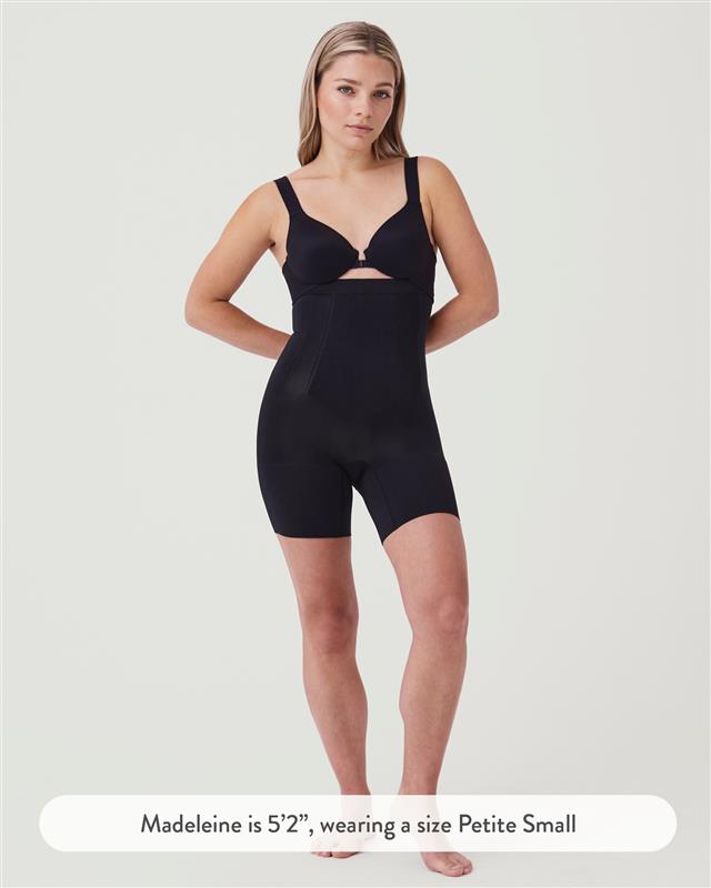 SPANX Sculpt™ OnCore High Waisted Mid Thigh Shorts - Shapewear for Women, Tummy Control & Thigh Slimming - Perfect for Dresses, Skirts & Everyday Wear