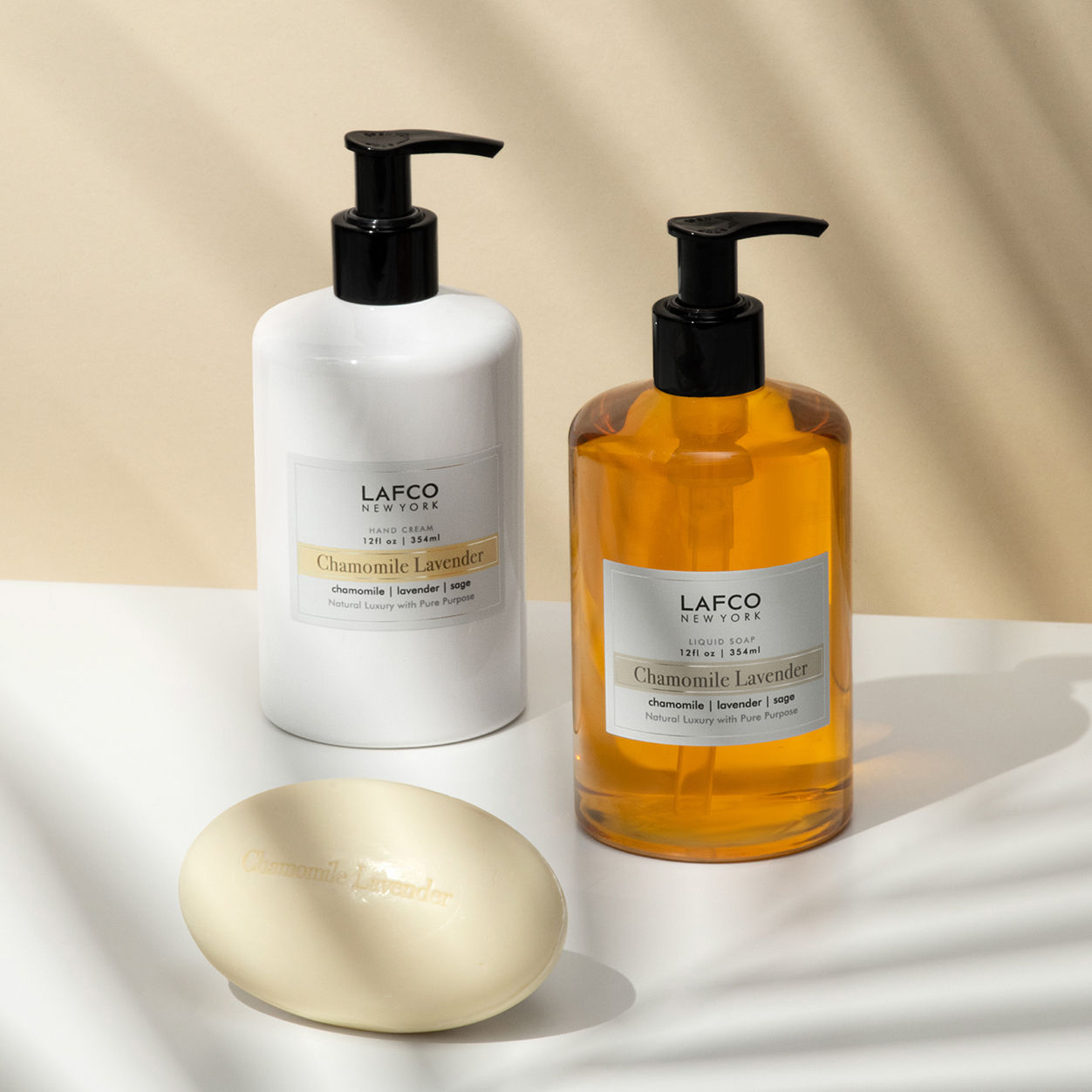 Organic Chamomile Lavender Liquid Hand Soap - Natural Moisturizing & Relaxing Body Wash for Sensitive Skin | Perfect for Bathroom, Spa & Home Use