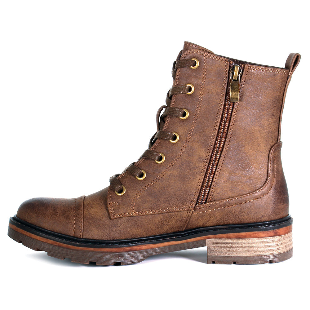 Wanderlust Leona Boot in Tan - Stylish & Comfortable Ankle Boots for Women | Perfect for Fall, Winter & Casual Outfits