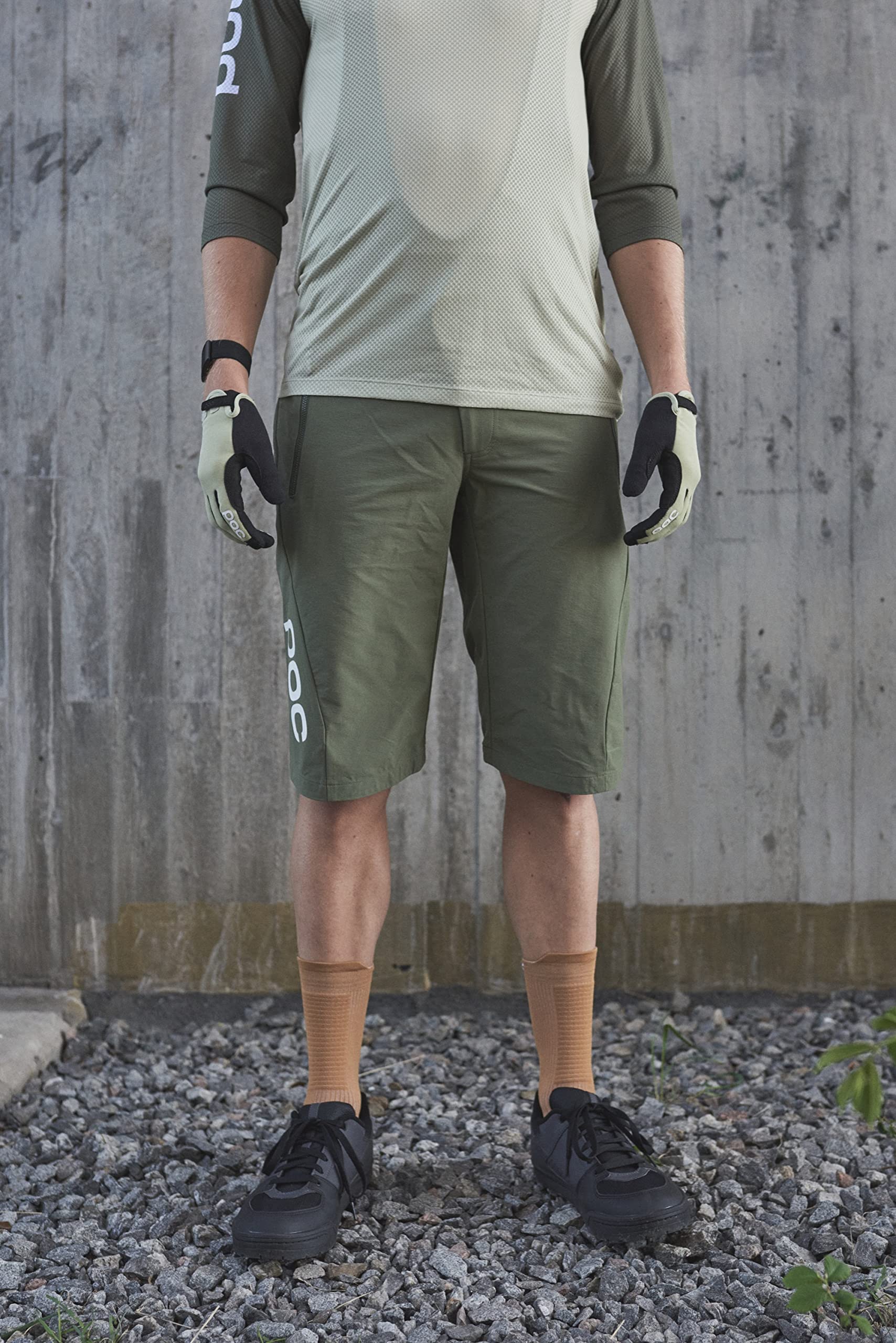 **Men's POC Essential Enduro MTB Shorts - Durable & Breathable Mountain Biking Shorts for Trail Riding & Downhill Cycling**
