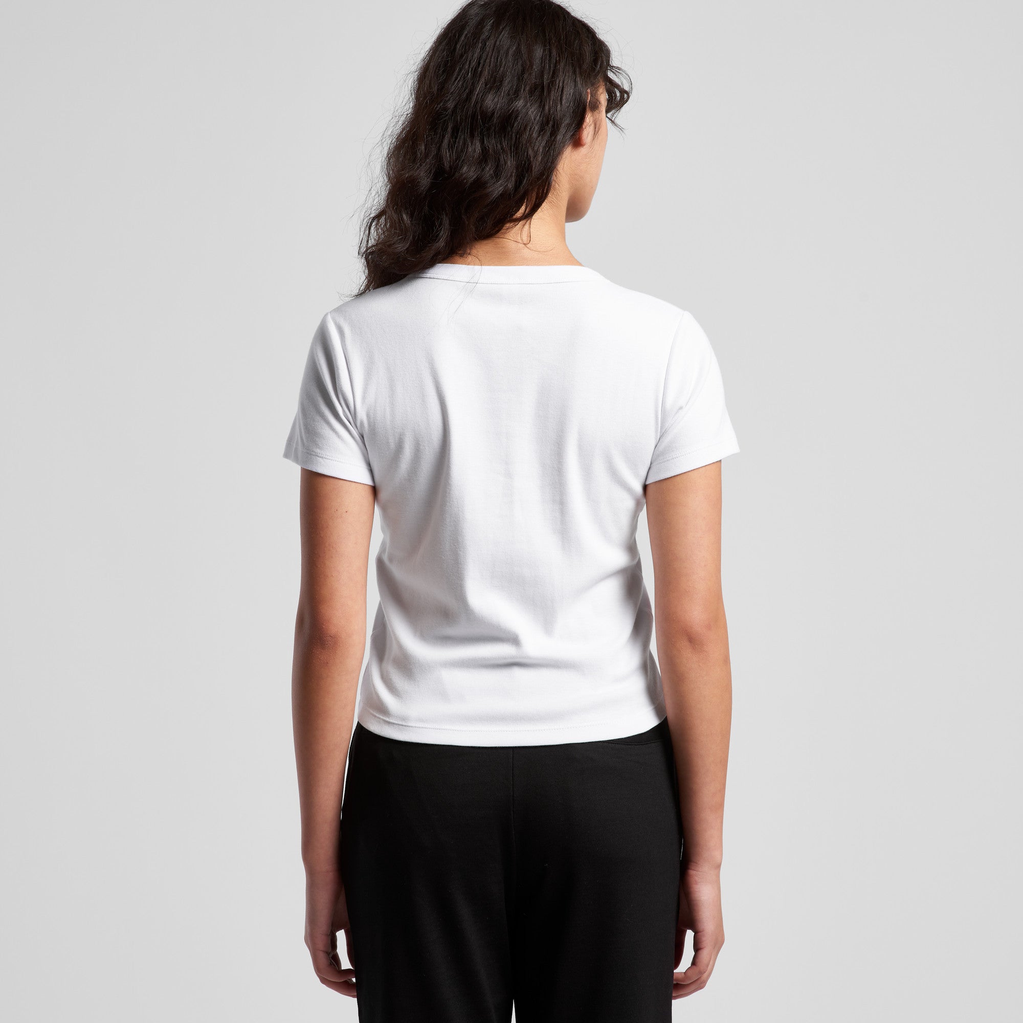 AS Colour Organic Rib Baby Tee - Soft 100% Organic Cotton White Baby T-Shirt for Newborns & Infants - Perfect for Everyday Wear, Photo Shoots & Special Occasions
