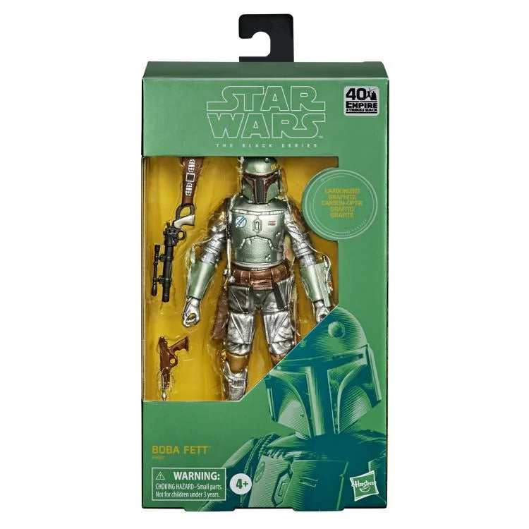 Star Wars The Black Series Boba Fett Carbonized 6-Inch Action Figure - Collectible Toy for Display & Gift - Perfect for Star Wars Fans, Collectors & Home Decor