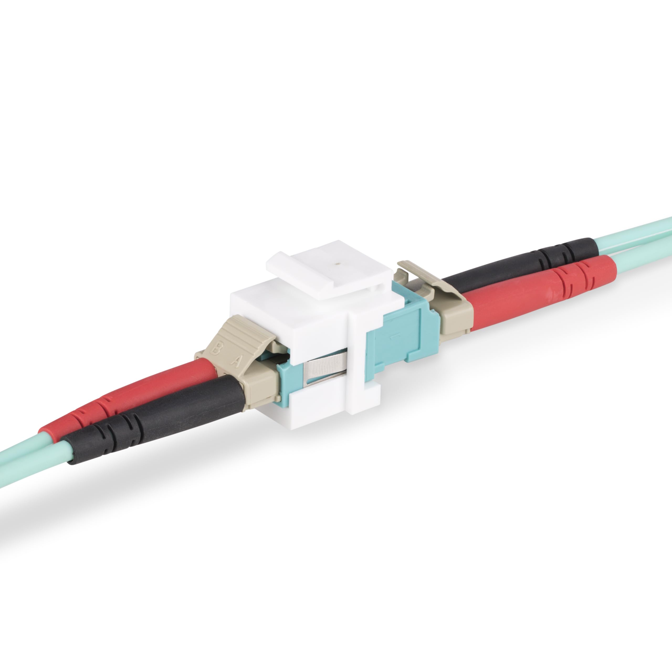 StarTech LC Fiber Coupler - LC/UPC Duplex Keystone Jack for Network Patch Panels