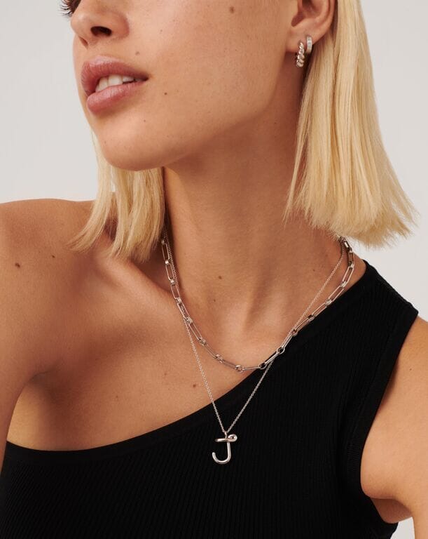 Aegis Chain Necklace for Women - Silver Plated Stainless Steel Jewelry | Elegant Layering Necklace for Everyday Wear, Gift Giving & Special Occasions